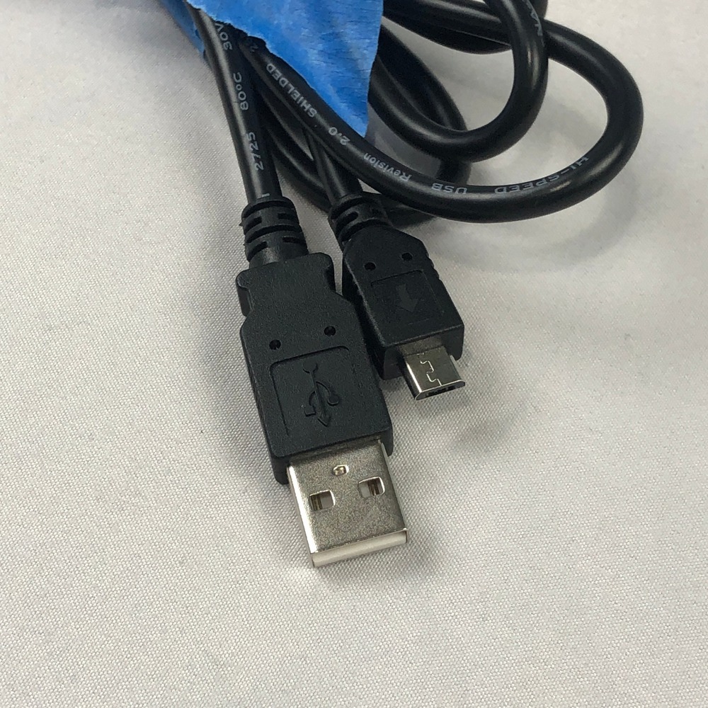 USB to Type B Micro USB Cable Black 6 foot